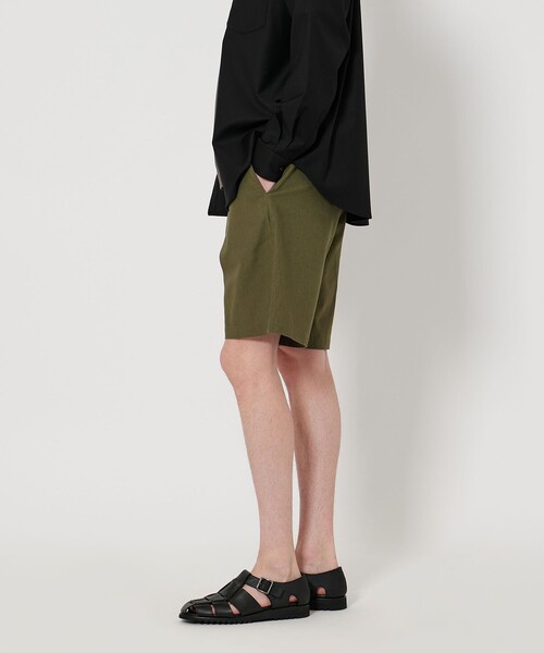UNITED ARROWS（ユナイテッドアローズ）の「【ZOZO限定】メンアサ オールギャザー イージーショーツ（その他パンツ・メンズ・オリーブ/ブラック/オフホワイト/ナチュラル/クリーム/ライム/ブラウン/ネイビー・XS/S/M/L/XL/XXL）」の6枚目の写真