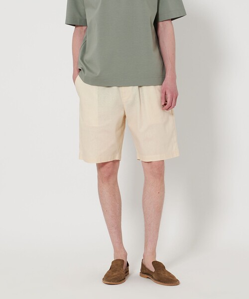 UNITED ARROWS（ユナイテッドアローズ）の「【ZOZO限定】メンアサ オールギャザー イージーショーツ（その他パンツ・メンズ・オリーブ/ブラック/オフホワイト/ナチュラル/クリーム/ライム/ブラウン/ネイビー・XS/S/M/L/XL/XXL）」の9枚目の写真