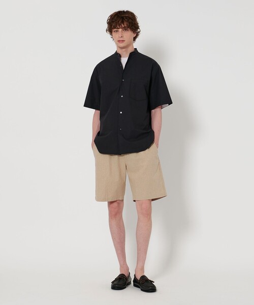 UNITED ARROWS（ユナイテッドアローズ）の「【ZOZO限定】メンアサ オールギャザー イージーショーツ（その他パンツ・メンズ・オリーブ/ブラック/オフホワイト/ナチュラル/クリーム/ライム/ブラウン/ネイビー・XS/S/M/L/XL/XXL）」の13枚目の写真