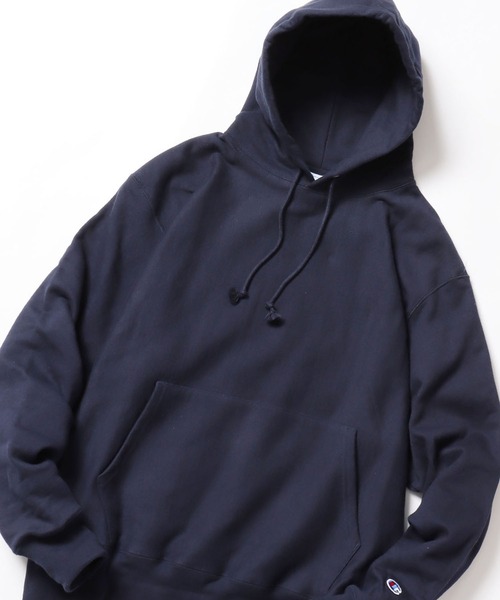 Champion(チャンピオン)の「Champion/チャンピオン 12oz リバースウィーブ/REVERSE WEAVE ビッグシルエット プルオーバーパーカー フーディ ユニセックス 秋服 冬服(パーカー・メンズ・ネイビー/シルバーグレー/グレー/ブラック・S/L/M/XL)」の17枚目の写真