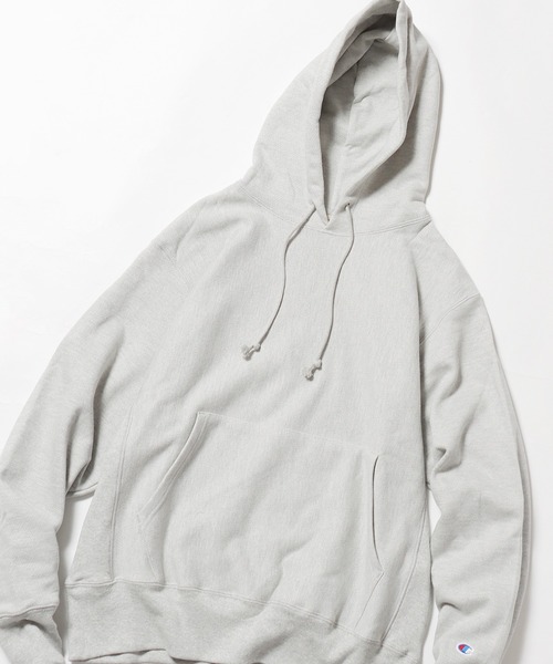 Champion(チャンピオン)の「Champion/チャンピオン 12oz リバースウィーブ/REVERSE WEAVE ビッグシルエット プルオーバーパーカー フーディ ユニセックス 秋服 冬服(パーカー・メンズ・ネイビー/シルバーグレー/グレー/ブラック・S/L/M/XL)」の15枚目の写真