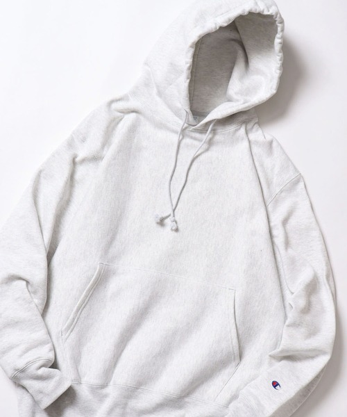 Champion(チャンピオン)の「Champion/チャンピオン 12oz リバースウィーブ/REVERSE WEAVE ビッグシルエット プルオーバーパーカー フーディ ユニセックス 秋服 冬服(パーカー・メンズ・ネイビー/シルバーグレー/グレー/ブラック・S/L/M/XL)」の16枚目の写真
