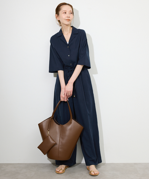 ハーフスリーブオールインワン（つなぎ/オールインワン）｜SLOBE IENA