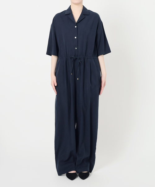 【新品】スローブイエナ　ハーフスリーブオールインワン ハーフスリーブオールインワン（つなぎ/オールインワン）｜SLOBE