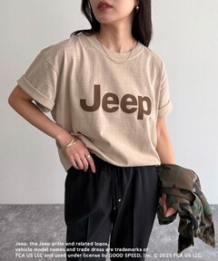 GOOD ROCK SPEED/Jeep Tシャツ ベージュ（Tシャツ/カットソー
