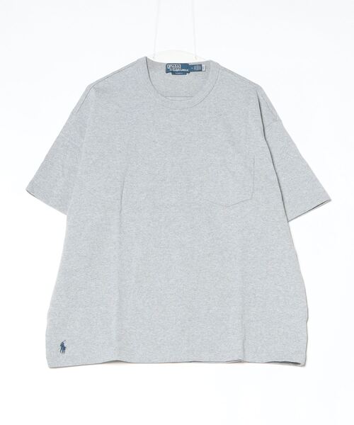 POLO RALPH LAUREN(ポロ ラルフ ローレン)の「ビッグ フィット ヘビーウェイト ジャージー Tシャツ(Tシャツ/カットソー・メンズ・グレー系・XS/S/M/L/XL/XXL)」の7枚目の写真