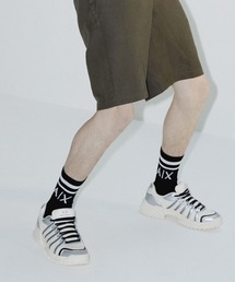 ARMANI EXCHANGE | 【A|X アルマーニ エクスチェンジ】メッシュコンビ ノッチドソール レースアップスニーカー(スニーカー)