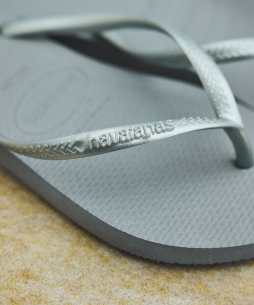 havaianas(ハワイアナス)の「havaianas/ハワイアナス SLIM サンダル ラバービーチサンダル(サンダル・レディース・ブラック/シルバー/ホワイト/ピンク/ゴールド/ベージュ/ネイビー・22cm/23.0cm/24.0cm)」の21枚目の写真