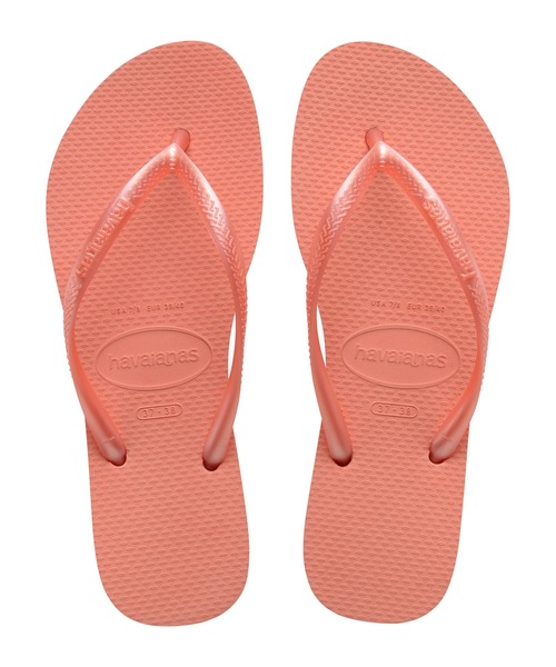 havaianas(ハワイアナス)の「havaianas/ハワイアナス SLIM サンダル ラバービーチサンダル(サンダル・レディース・ブラック/シルバー/ホワイト/ピンク/ゴールド/ベージュ/ネイビー/ラベンダー・22cm/23.0cm/24.0cm)」の5枚目の写真