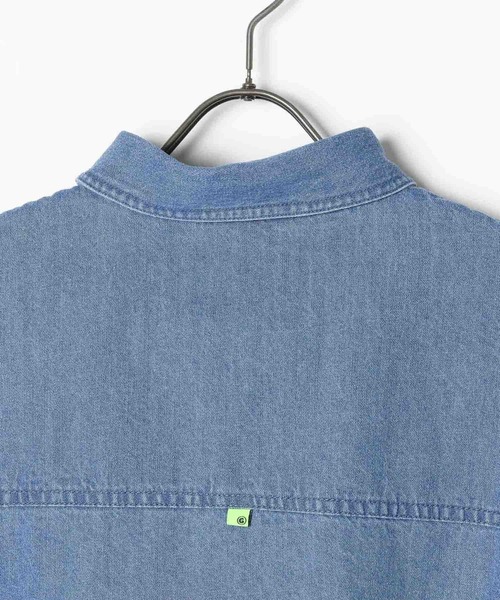 GEORGE'S(ジョージズ)の「ペイントデニムシャツ(シャツ/ブラウス・メンズ・ブラック/スカイブルー・LARGE/MEDIUM)」の14枚目の写真