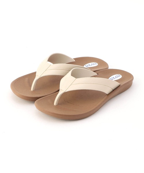 NICOLE CLUB FOR MEN（ニコルクラブフォーメン）の「<OKABASHI>コラボサンダル（サンダル・メンズ・ブラック/オフホワイト・27.5cm/26.5cm）」の2枚目の写真