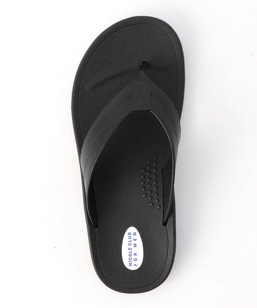 NICOLE CLUB FOR MEN（ニコルクラブフォーメン）の「<OKABASHI>コラボサンダル（サンダル・メンズ・ブラック/オフホワイト・27.5cm/26.5cm）」の6枚目の写真