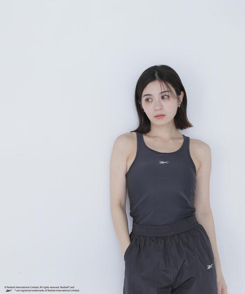 NATURAL BEAUTY BASIC（ナチュラルビューティーベーシック）の「【THINK BEAUTY】REEFIT BRA TANK（タンクトップ・レディース・ライトグリーン/ラベンダー/ブラック・MEDIUM）」の6枚目の写真