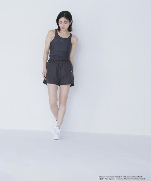 NATURAL BEAUTY BASIC（ナチュラルビューティーベーシック）の「【THINK BEAUTY】REEFIT BRA TANK（タンクトップ・レディース・ライトグリーン/ラベンダー/ブラック・MEDIUM）」の7枚目の写真