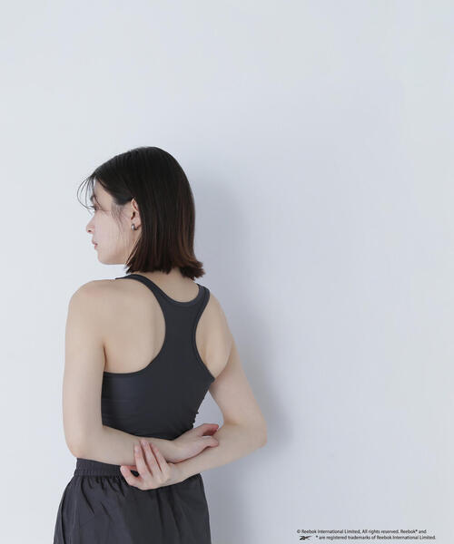 NATURAL BEAUTY BASIC（ナチュラルビューティーベーシック）の「【THINK BEAUTY】REEFIT BRA TANK（タンクトップ・レディース・ライトグリーン/ラベンダー/ブラック・MEDIUM）」の8枚目の写真