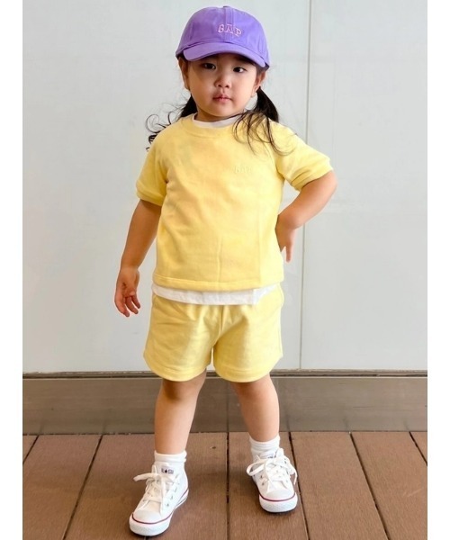 GAP（ギャップ）の「babyGap テリー クルーネックTシャツ（スウェット・キッズ・グレー/ブラック/オフホワイト/イエロー/ブルー・80ｃｍ/90cm/95cm/70cm/110cm/105cm/100cm）」の6枚目の写真