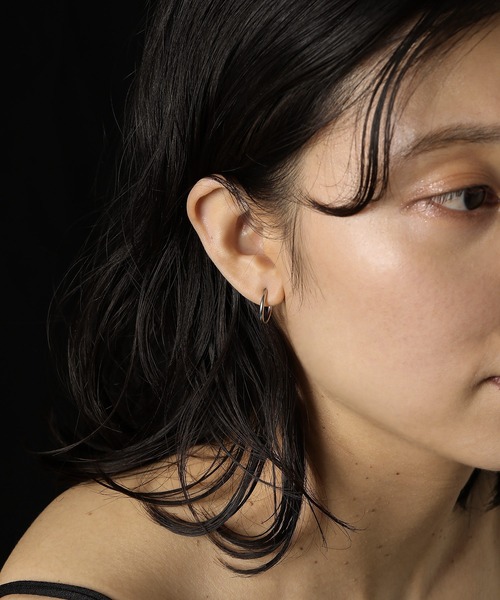 ORLEAN(オルレアン)の「【ORLEAN】シンプルフープイヤリング 1.9cm 1.5cm 1.3cm(イヤリング・レディース・ゴールド系2/シルバー系1/ゴールド/シルバー系2/シルバー/ゴールド系1・フリー)」の16枚目の写真