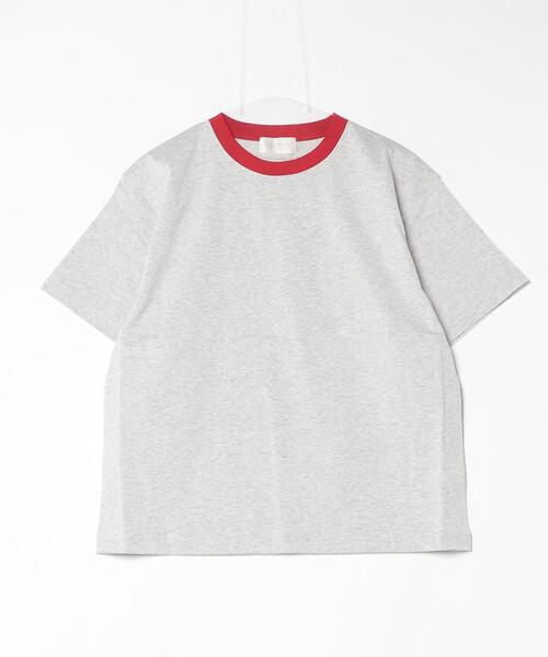 soglia(ソリア)の「soglia/ソリア BASQUE JERSEY H/SLEEVE T SOLID(Tシャツ/カットソー・レディース・グレー/ブルー/ライム・1)」の5枚目の写真