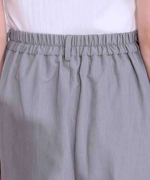 DRESKIP（ドレスキップ）の「【S-LL/ひんやり】大人のきれいめスタイルに センタープレスワイドパンツ（その他パンツ・レディース・ブラック/ライトベージュ/グレー・01/02/03/04）」の7枚目の写真