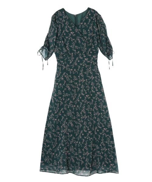 LAGUNAMOON(ラグナムーン)の「ドロストスリーブプリントワンピース(ワンピース・レディース・グリーン/アイボリー・SMALL/MEDIUM)」の18枚目の写真