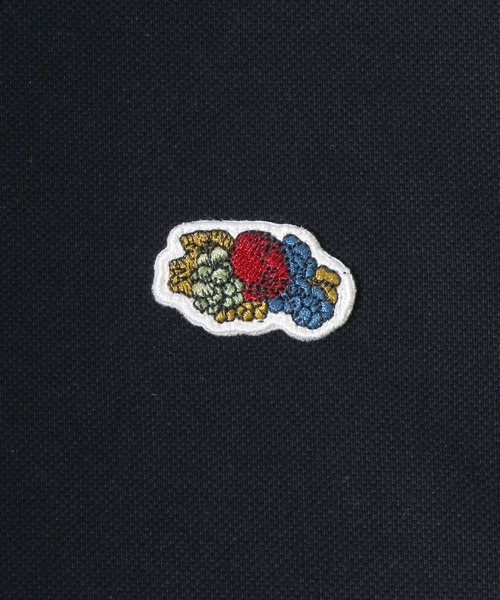 FRUIT OF THE LOOM(フルーツオブザルーム)の「FRUIT OF THE LOOM/フルーツオブザルーム オーバーサイズ カノコ ロゴ ワンポイント刺繍 襟ライン 半袖ポロシャツ/レディース メンズ(ポロシャツ・レディース・ホワイト/モスグリーン/サックスブルー/ブラック・M/L/XL)」の7枚目の写真