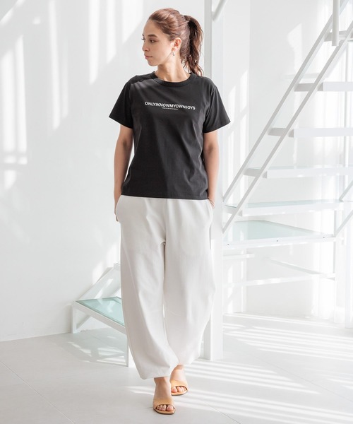 HEREIAM(ヘレイアム)の「【HEREIAM】432HzスーベニアT(Tシャツ/カットソー・レディース・ホワイト/ライトブルー/ブラック/ライトピンク・FREE)」の5枚目の写真