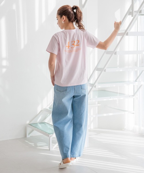 HEREIAM(ヘレイアム)の「【HEREIAM】432HzスーベニアT(Tシャツ/カットソー・レディース・ホワイト/ライトブルー/ブラック/ライトピンク・FREE)」の10枚目の写真