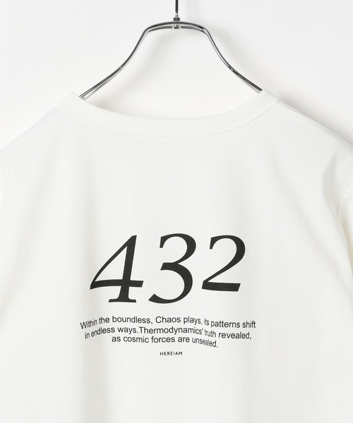 HEREIAM(ヘレイアム)の「【HEREIAM】432HzスーベニアT(Tシャツ/カットソー・レディース・ホワイト/ライトブルー/ブラック/ライトピンク・FREE)」の21枚目の写真