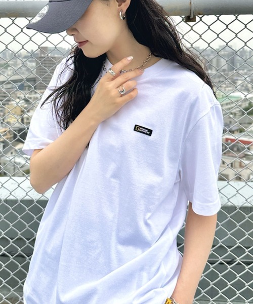 【NATIONAL GEOGRAPHIC】TORQUATUS SMALL LOGO半袖Tシャツ TORQUATUS 細LOGO短袖Tee