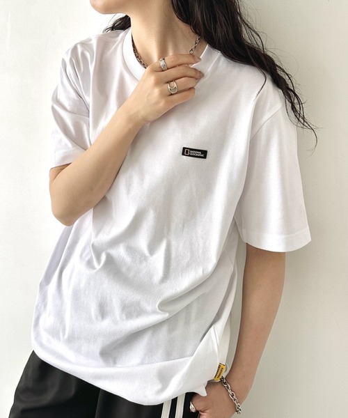 [ナショナルジオグラフィック] Neody Small Logo Short Sleeve NEODY Small LOGO Short Sleeve Tee - FRENCH BLUE