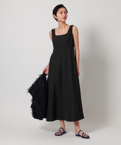 UNITED ARROWS（ユナイテッドアローズ）の「リネンライク ワンピース（ワンピース・レディース・ナチュラル/ブラック・36/38）」の17枚目の写真
