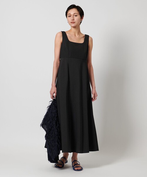UNITED ARROWS（ユナイテッドアローズ）の「リネンライク ワンピース（ワンピース・レディース・ナチュラル/ブラック・36/38）」の16枚目の写真