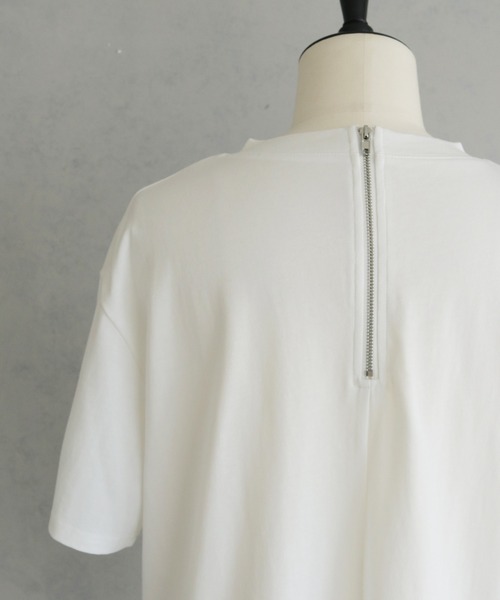 セール】【&g'aime】ロゴレザーベルトTシャツ Logo Belted Tee