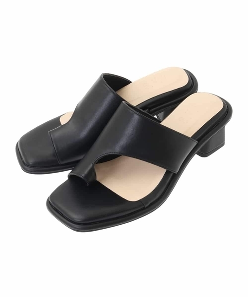 a.v.v（アーヴェヴェ）の「トングサンダル（サンダル・レディース・アイボリー/ブラック・24.5/23.5/22.5）」の20枚目の写真