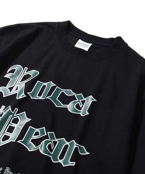 ROCAWEAR(ロカウェア)の「【ROCAWEAR/ロカウェア】オールドイングリッシュ ロゴプリント 半袖Tシャツ メイドインジャパン(Tシャツ/カットソー・メンズ・ブラック/ホワイト・M/L/XL)」の9枚目の写真