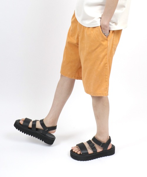 ANPAS(アンパス)の「Vintage Design Indigo Denim&Color Half Pants/ヴィンテージデザイン インディゴ デニム カラーパンツ ハーフパンツ メンズ レディース(デニムパンツ・メンズ・ブルー系その他/カーキ/アイボリー/ブラック系その他/イエロー/ピンク/ブルー系その他2/チャコール・LL/M/L)」の7枚目の写真