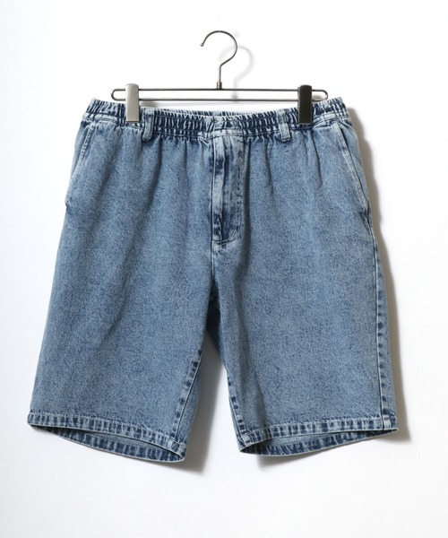 ANPAS(アンパス)の「Vintage Design Indigo Denim&Color Half Pants/ヴィンテージデザイン インディゴ デニム カラーパンツ ハーフパンツ メンズ レディース(デニムパンツ・メンズ・ブルー系その他/カーキ/アイボリー/ブラック系その他/イエロー/ピンク/ブルー系その他2/チャコール・LL/M/L)」の14枚目の写真