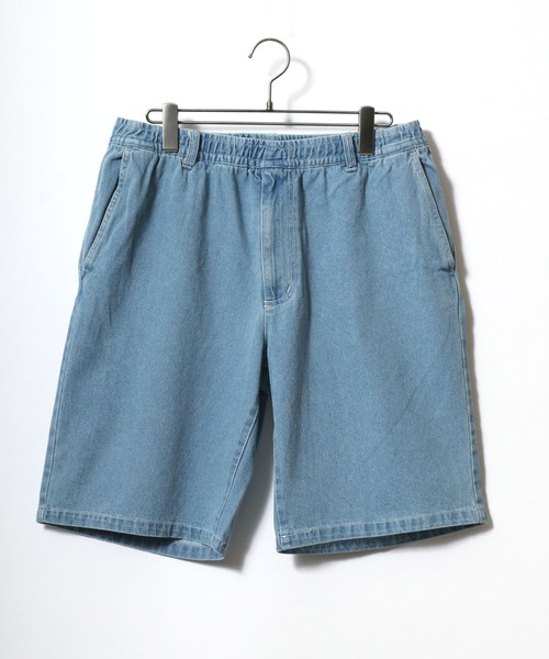 ANPAS(アンパス)の「Vintage Design Indigo Denim&Color Half Pants/ヴィンテージデザイン インディゴ デニム カラーパンツ ハーフパンツ メンズ レディース(デニムパンツ・メンズ・ブルー系その他/カーキ/アイボリー/ブラック系その他/イエロー/ピンク/ブルー系その他2/チャコール・LL/M/L)」の13枚目の写真