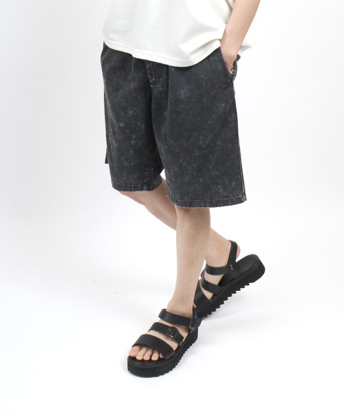 ANPAS(アンパス)の「Vintage Design Indigo Denim&Color Half Pants/ヴィンテージデザイン インディゴ デニム カラーパンツ ハーフパンツ メンズ レディース(デニムパンツ・メンズ・ブルー系その他/カーキ/アイボリー/ブラック系その他/イエロー/ピンク/ブルー系その他2/チャコール・LL/M/L)」の22枚目の写真