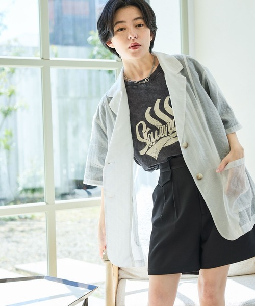 PAGEBOY（ページボーイ）の「サウナボーイコラボ フロカレッジＴ（Tシャツ/カットソー・レディース・ピンク/オフホワイト/ブラック・FREE）」の7枚目の写真