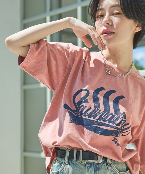 PAGEBOY（ページボーイ）の「サウナボーイコラボ フロカレッジＴ（Tシャツ/カットソー・レディース・ピンク/オフホワイト/ブラック・FREE）」の19枚目の写真