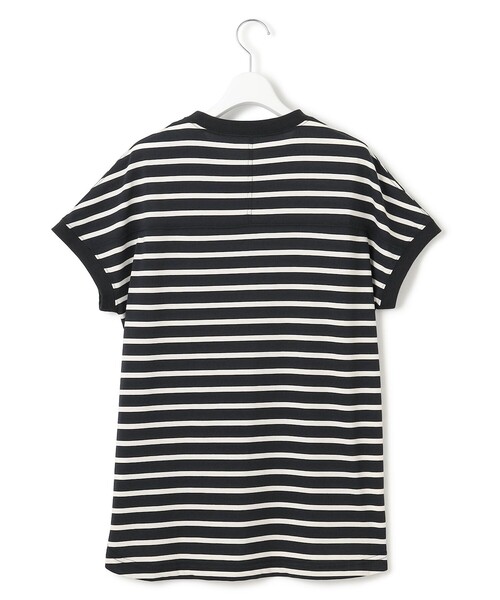 J.PRESS YORK STREET(ジェイプレスヨークストリート)の「【WOMEN】ボーダーキャップスリーブ Tシャツ(Tシャツ/カットソー・レディース・ブラック系1/ネイビー系1・F)」の11枚目の写真
