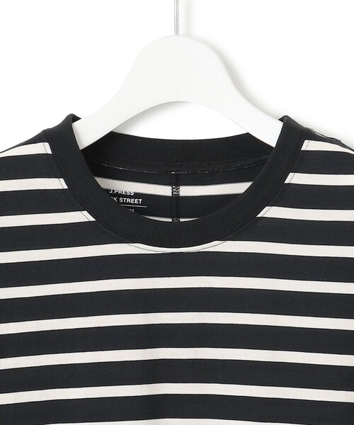 J.PRESS YORK STREET(ジェイプレスヨークストリート)の「【WOMEN】ボーダーキャップスリーブ Tシャツ(Tシャツ/カットソー・レディース・ブラック系1/ネイビー系1・F)」の12枚目の写真