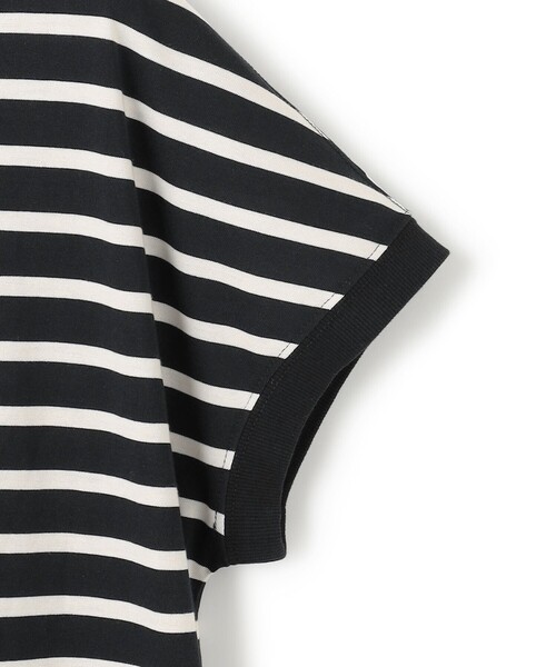 J.PRESS YORK STREET(ジェイプレスヨークストリート)の「【WOMEN】ボーダーキャップスリーブ Tシャツ(Tシャツ/カットソー・レディース・ブラック系1/ネイビー系1・F)」の13枚目の写真