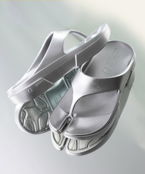 PAES★韓国★人気★Flipflop 01 / Silver 22~28cm 男女兼用 PAES / Flip Flop 01 Sandal (Silver)