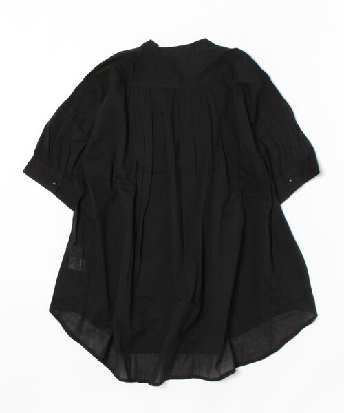 Rydia（リディア）の「ピンタックブラウス（シャツ/ブラウス・レディース・グリーン/ブラック/オフホワイト・M）」の4枚目の写真