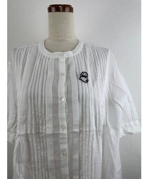 Rydia（リディア）の「ピンタックブラウス（シャツ/ブラウス・レディース・グリーン/ブラック/オフホワイト・M）」の17枚目の写真