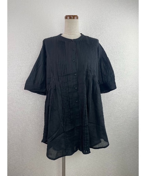 Rydia（リディア）の「ピンタックブラウス（シャツ/ブラウス・レディース・グリーン/ブラック/オフホワイト・M）」の16枚目の写真