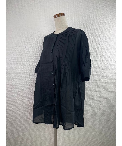 Rydia（リディア）の「ピンタックブラウス（シャツ/ブラウス・レディース・グリーン/ブラック/オフホワイト・M）」の15枚目の写真