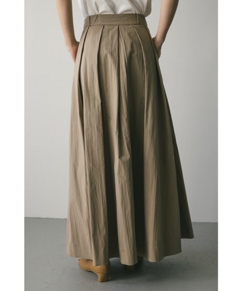 STYLEMIXER(スタイルミキサー)の「タックフレアスカート(スカート・レディース・ベージュ/サックスブルー/ブラック・SMALL/MEDIUM)」の12枚目の写真